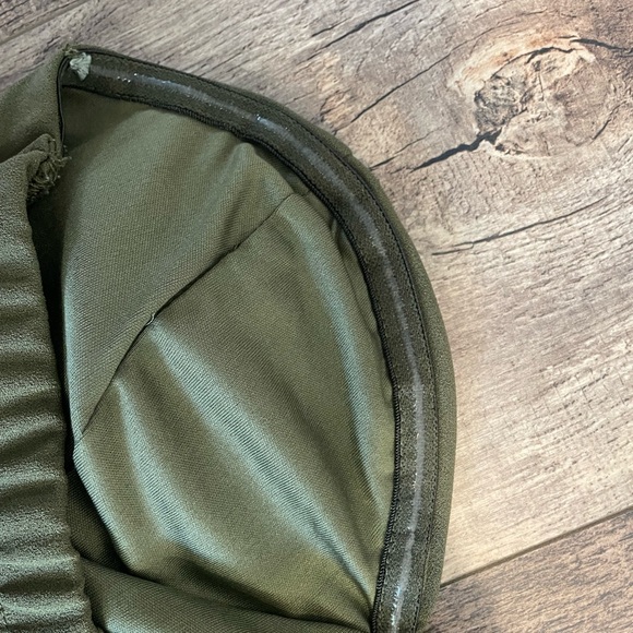 Olive Green Women's Jumpsuit - Picture 4 of 5